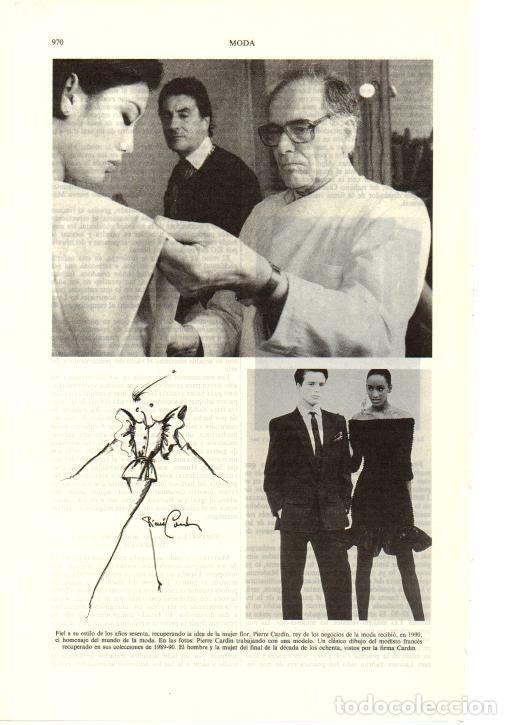 Otros art&iacute;culos de coleccionismo en papel: LAMINA ESPASA 38733: Pierre Cardin en su taller - Varios