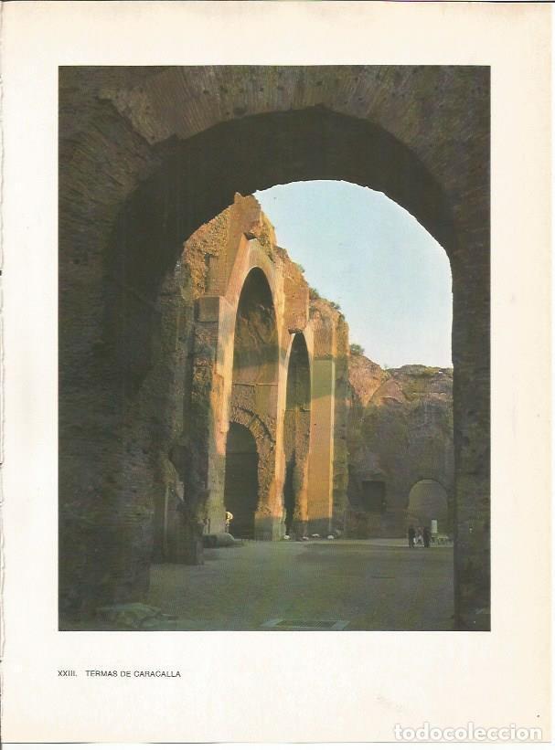Otros art&iacute;culos de coleccionismo en papel: LAMINA 27472: Termas de Caracalla, Roma - Raymonde de Gans