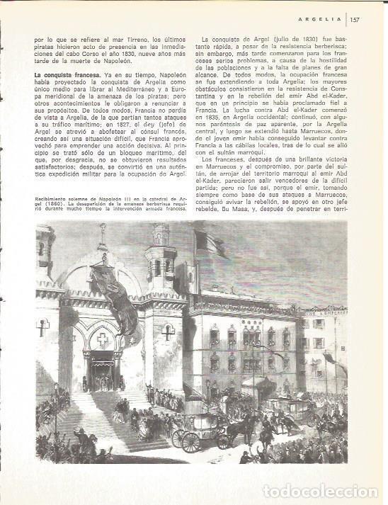 Otros art&iacute;culos de coleccionismo en papel: LAMINA V01597: Ilustracion recibimiento de Napoleon III en la catedra de argel - VVAA