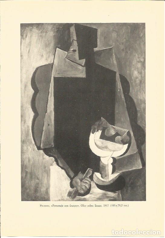 Otros art&iacute;culos de coleccionismo en papel: LAMINA V01895: Personaje con frutero por Picasso - VVAA