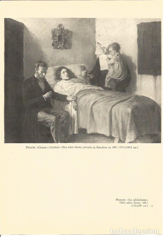 Otros art&iacute;culos de coleccionismo en papel: LAMINA V01892: Ciencia y Caridad por Picasso - VVAA