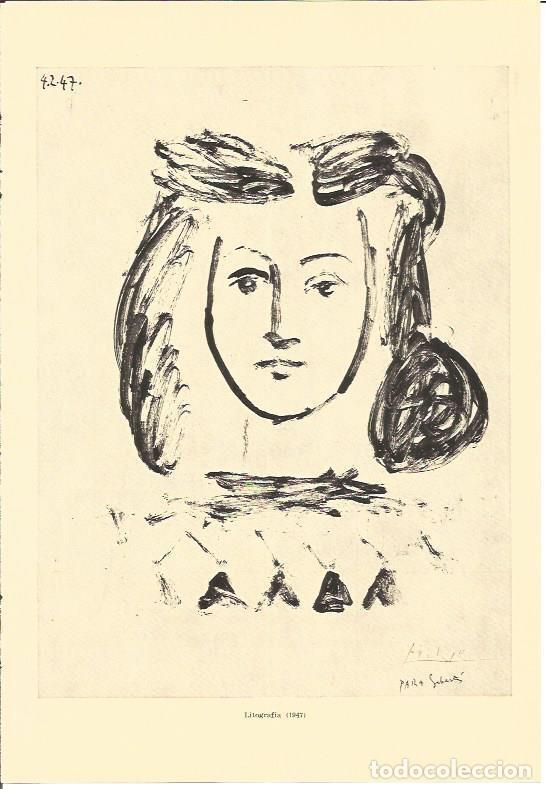 Otros art&iacute;culos de coleccionismo en papel: LAMINA V01923: Litografia de 1947 por Picasso - VVAA