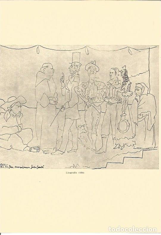 Otros art&iacute;culos de coleccionismo en papel: LAMINA V01925: Litografia de 1854 por Picasso - VVAA