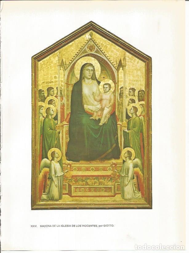 Otros art&iacute;culos de coleccionismo en papel: LAMINA 27415: Madona de la iglesia de los Inocentes, por Giotto - Raymonde de Gans