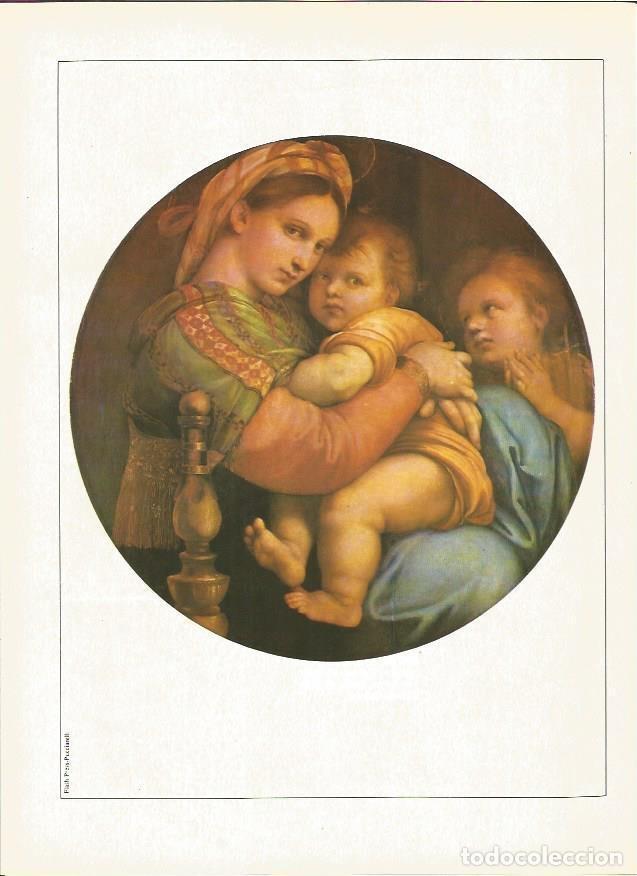 Otros art&iacute;culos de coleccionismo en papel: LAMINA V01368: La Madonna della Seggiola por Rafael Sanzio - VVAA