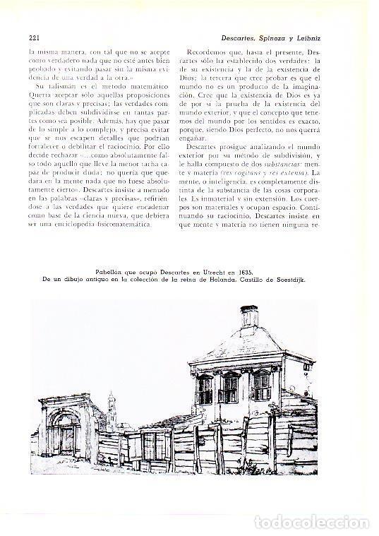 Otros art&iacute;culos de coleccionismo en papel: LAMINA 28163: Pabellon del castillo de Soestdijk que ocupo Descartes en Utrech en 1635 - Josep Pijoa