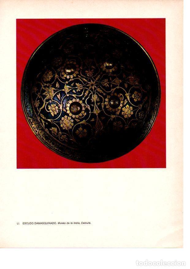 Otros art&iacute;culos de coleccionismo en papel: LAMINA 28065: Escudo damasquinado, Calcuta - Raymonde de Gans