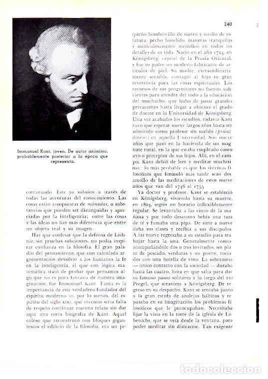 Otros art&iacute;culos de coleccionismo en papel: LAMINA 28172: Immanuel Kant, retrato anonimo - Josep Pijoan
