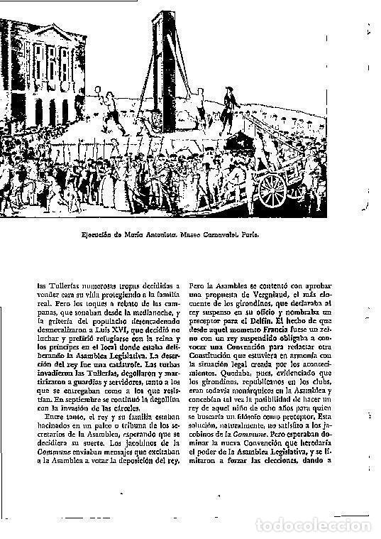 Otros art&iacute;culos de coleccionismo en papel: LAMINA 28224: Ejecucion de Maria Antonieta - Josep Pijoan