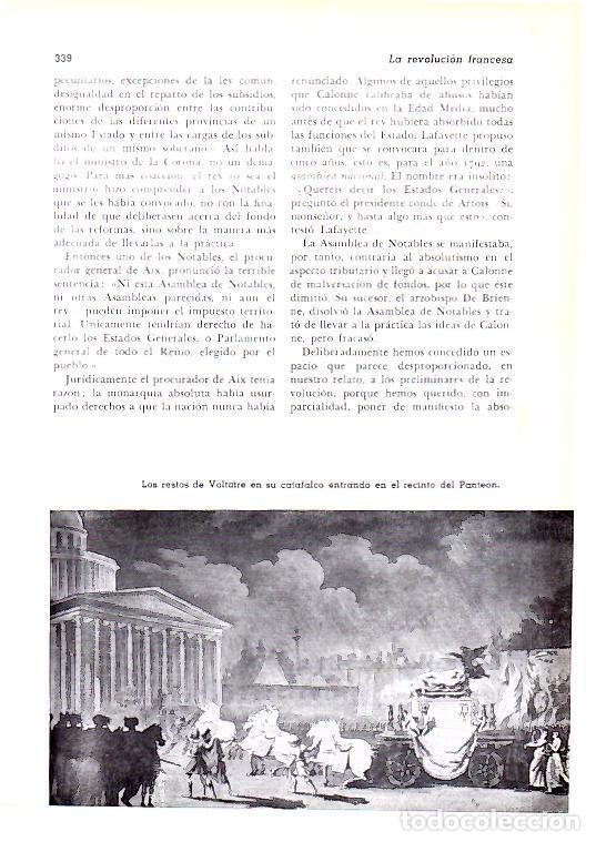 Otros art&iacute;culos de coleccionismo en papel: LAMINA 28221: Los restos de Voltaire entrando en el Panteon - Josep Pijoan