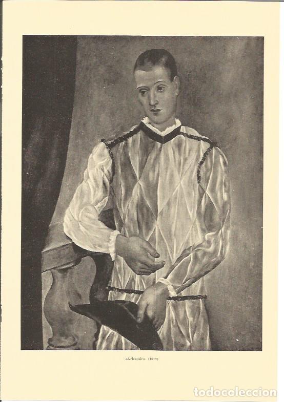 Otros art&iacute;culos de coleccionismo en papel: LAMINA V01922: Arlequin por Picasso - VVAA