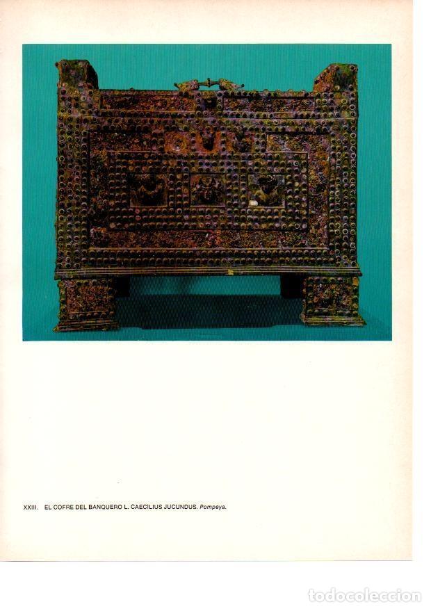 Otros art&iacute;culos de coleccionismo en papel: LAMINA 27812: Pompeya. Cofre del banquero Jucundus - Raymonde de Gans