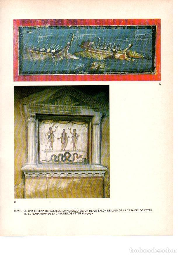 Otros art&iacute;culos de coleccionismo en papel: LAMINA 27837: Decoraciones de la Casa de los Vetti en Pompeya - Raymonde de Gans