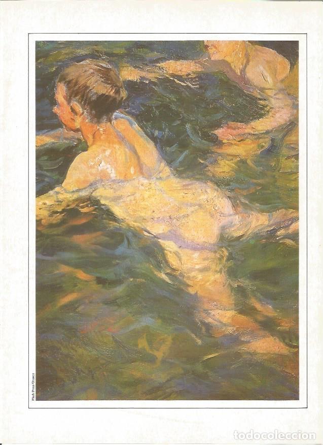 Otros art&iacute;culos de coleccionismo en papel: LAMINA V01341: Ni&ntilde;os en el agua por Joaquin Sorolla - VVAA