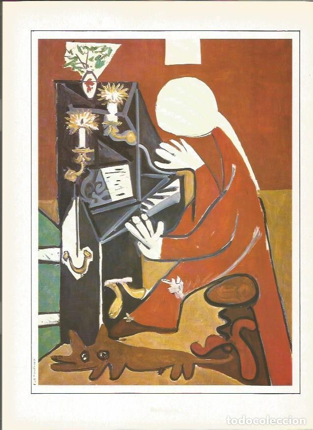 Otros art&iacute;culos de coleccionismo en papel: LAMINA V01375: Ni&ntilde;a al piano por P. Ruiz Picasso - VVAA