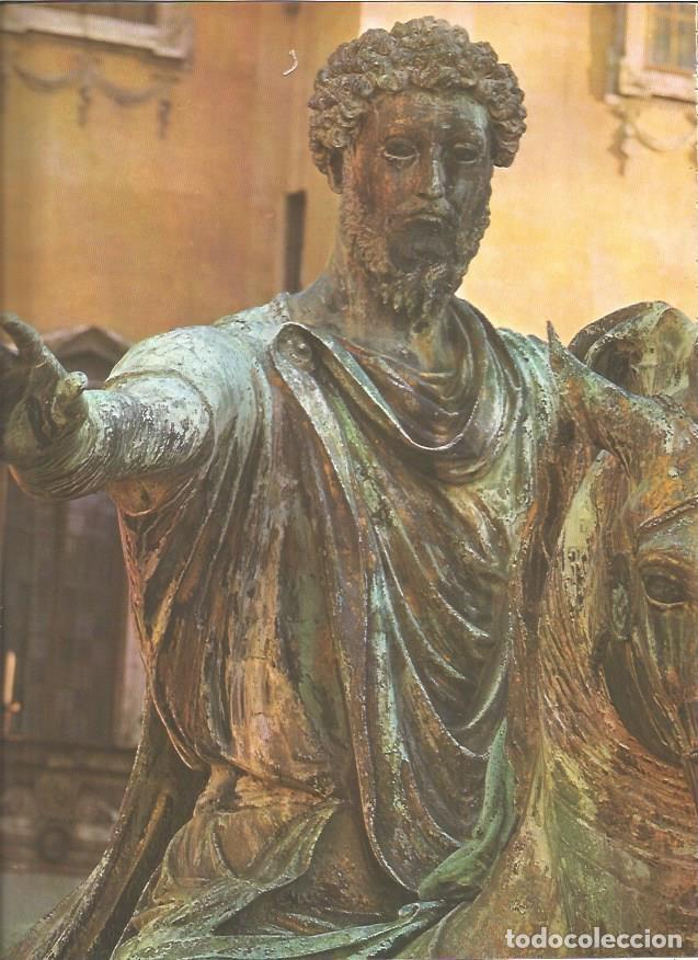 Otros art&iacute;culos de coleccionismo en papel: LAMINA V01219: Estatua ecuestre de Marco Aurelio, Plaza del Capitolio, Roma - VVAA