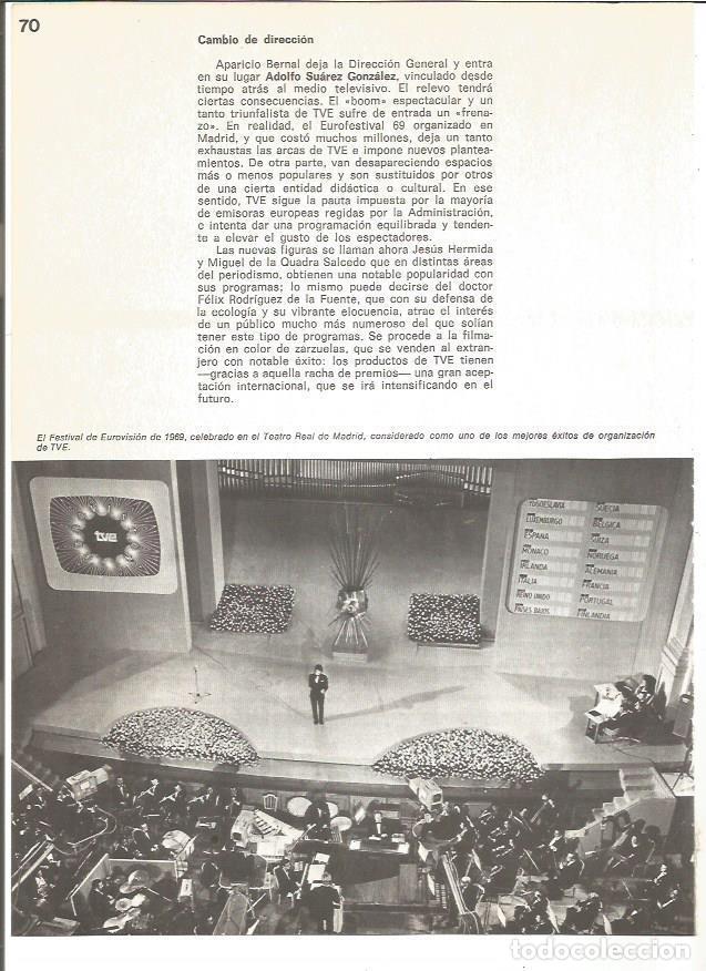 Otros art&iacute;culos de coleccionismo en papel: LAMINA V01526: Escena Festival Eurovision a&ntilde;o 1969 - Jose M. Baget Herms