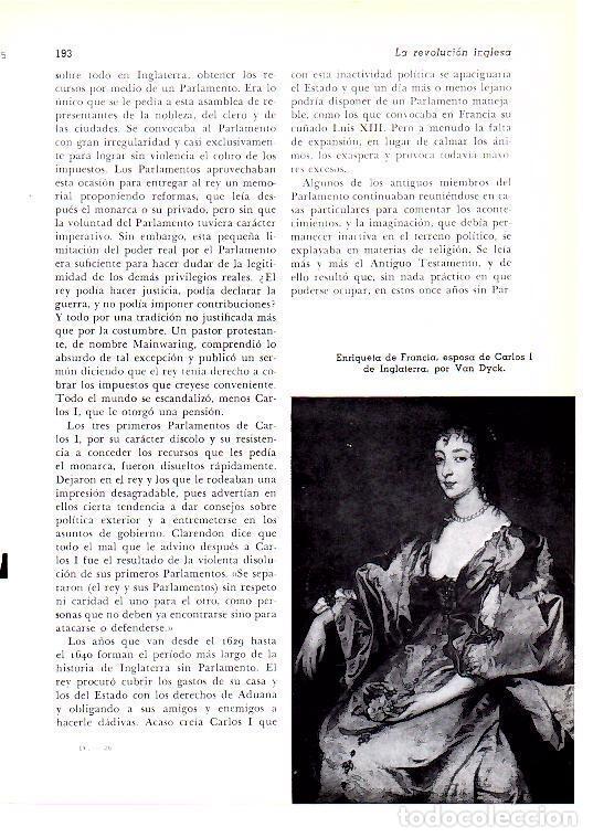 Paper Collecting Others: LAMINA 28149: Enriqueta de Francia, por Van Dyck - Josep Pijoan