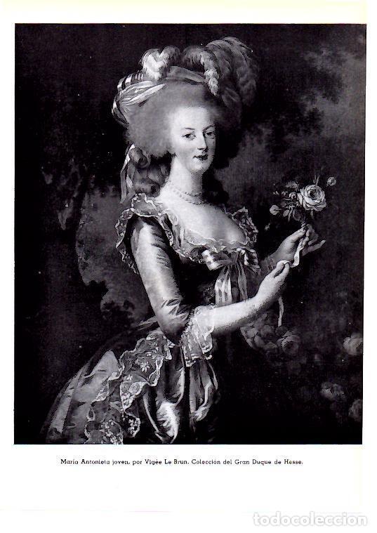 Otros art&iacute;culos de coleccionismo en papel: LAMINA 28218: Maria Antonieta joven, por Vigee Le Brun - Josep Pijoan