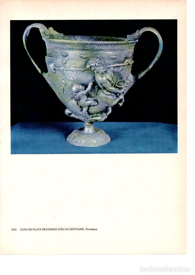 Outros artigos de papel: LAMINA 27811: Pompeya. Copa de plata decorada con un centauro - Raymonde de Gans