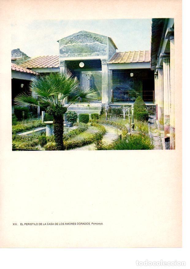 Otros art&iacute;culos de coleccionismo en papel: LAMINA 27803: Casa de los amores dorados, Pompeya - Raymonde de Gans
