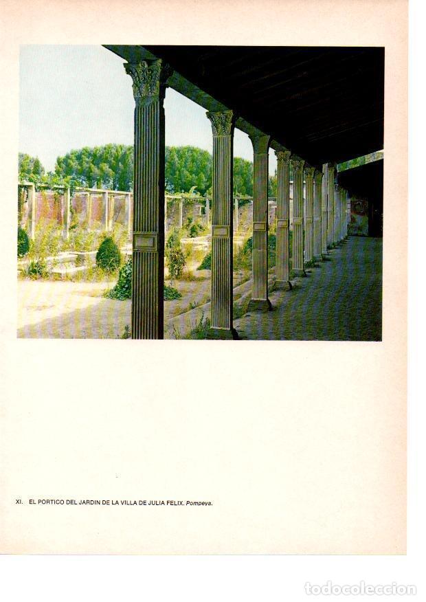 Otros art&iacute;culos de coleccionismo en papel: LAMINA 27800: Portico del Jardin de la Villa de Julia Felix, Pompeya - Raymonde de Gans