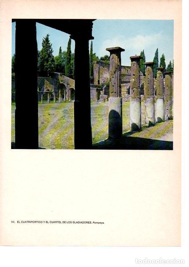 Otros art&iacute;culos de coleccionismo en papel: LAMINA 27796: Cuartel de los gladiadores, Pompeya - Raymonde de Gans