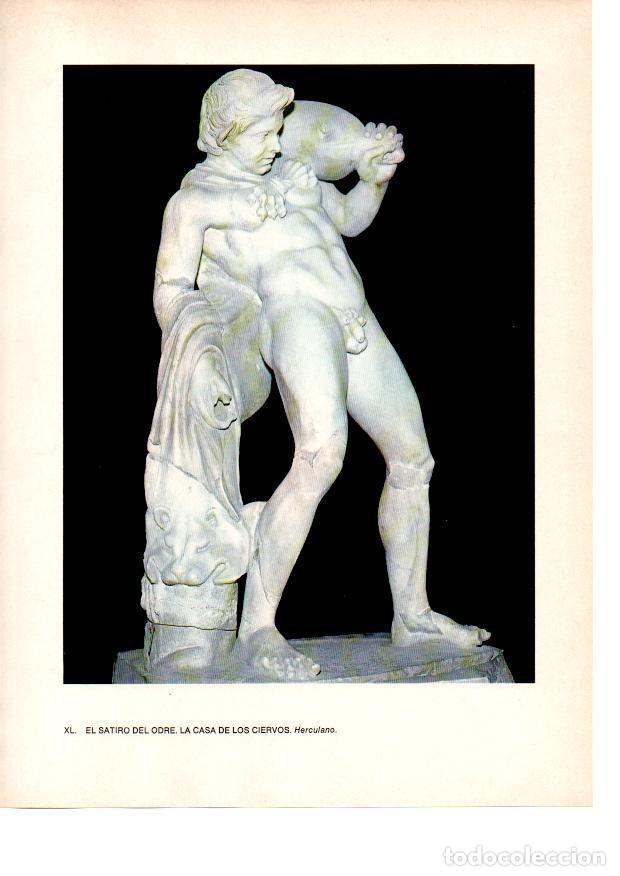 Otros art&iacute;culos de coleccionismo en papel: LAMINA 27829: El satiro del odre, Pompeya - Raymonde de Gans