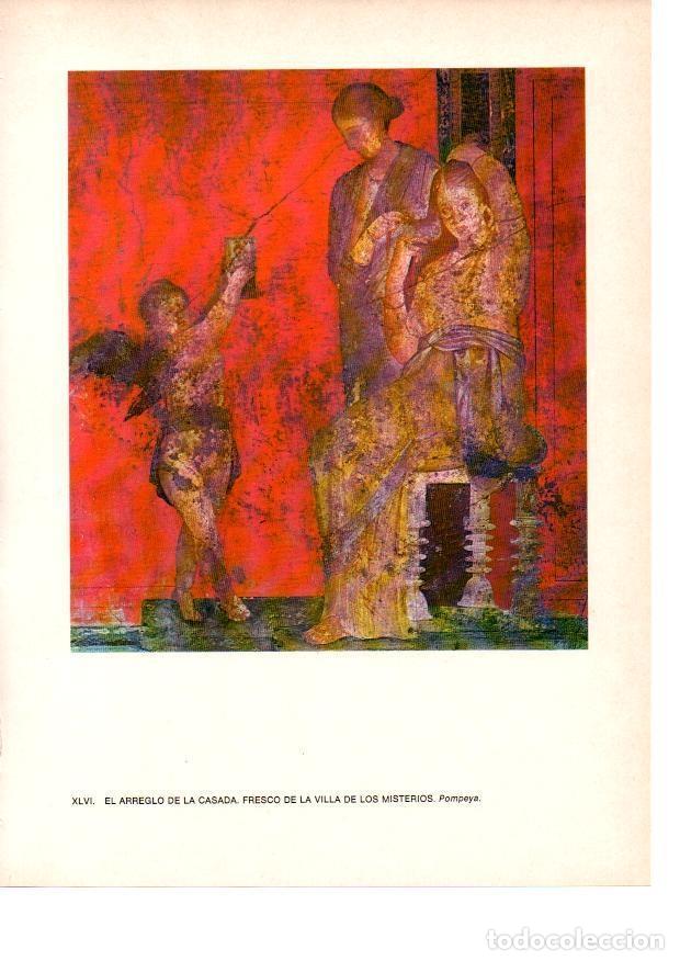 Otros art&iacute;culos de coleccionismo en papel: LAMINA 27835: El arreglo de la casa, Villa de los Misterios de Pompeya - Raymonde de Gans