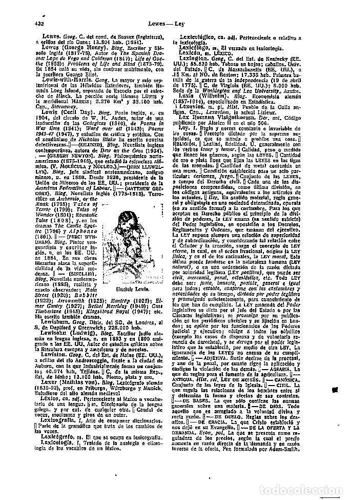 Otros art&iacute;culos de coleccionismo en papel: LAMINA 28392: Sinclair Lewis - VVAA