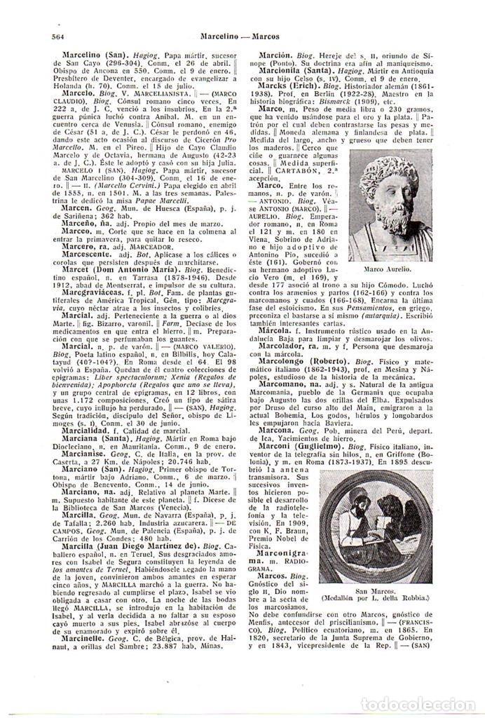 Otros art&iacute;culos de coleccionismo en papel: LAMINA 28641: Marco Aurelio y San Marcos - VVAA