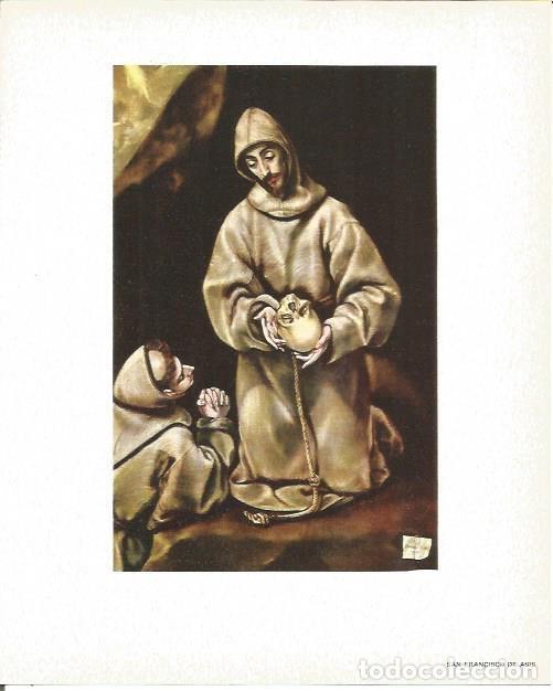 Otros art&iacute;culos de coleccionismo en papel: LAMINA V02100: San Francisco de Asis por El Greco - Varios