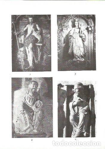 Otros art&iacute;culos de coleccionismo en papel: LAMINA V02306: Catedral de Santiago. San Juan el Bautista, la Virgen de la Azucena y esculturas de l