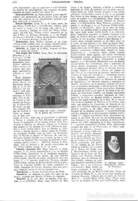 Collectionnisme Papier divers: LAMINA 28979: Iglesia del Monasterio de Sant Cugat del Valles, Barcelona - VVAA