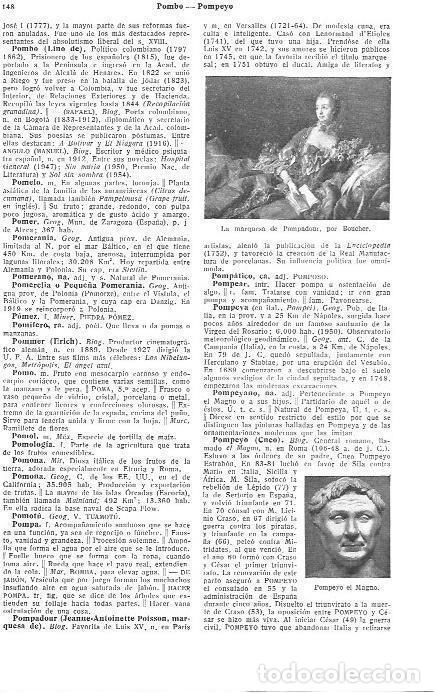 Otros art&iacute;culos de coleccionismo en papel: LAMINA 28859: La marquesa de Pompadour, pro Boucher y Pompeyo el Magno - VVAA