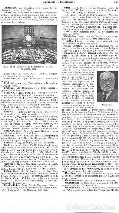 Otros art&iacute;culos de coleccionismo en papel: LAMINA 29138: Sala de la ONU en Nueva York y Miguel de Unamuno - VVAA