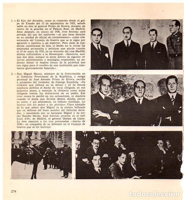 Otros art&iacute;culos de coleccionismo en papel: LAMINA 28335: Miguel Maura y Primo de Rivera en las elecciones de 1931 - Jose Luis Vila San Juan