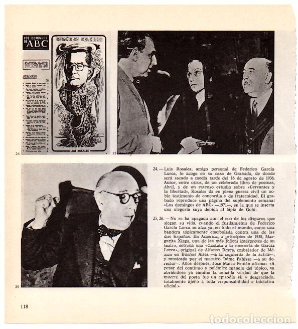 Otros art&iacute;culos de coleccionismo en papel: LAMINA 28312: Suplemento del ABC con Luis Rosales , Margarita Xirgu y Jose Maria Peman - Jose Luis V