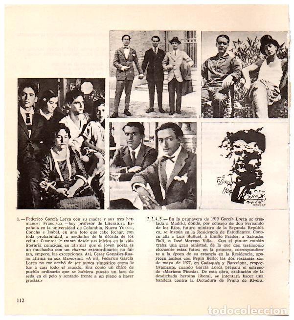 Otros art&iacute;culos de coleccionismo en papel: LAMINA 28309: Federico Garcia Lorca con su familia y con Luis Bu&ntilde;uel y Dali - Jose Luis Vila San Jua