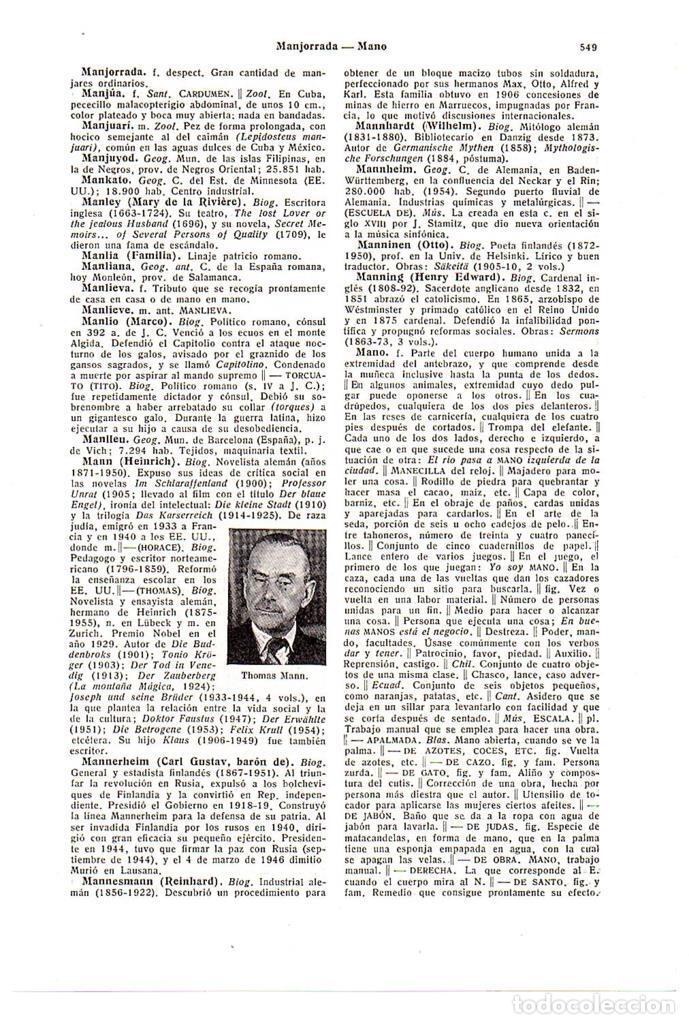 Otros art&iacute;culos de coleccionismo en papel: LAMINA 28633: Thomas Mann - VVAA
