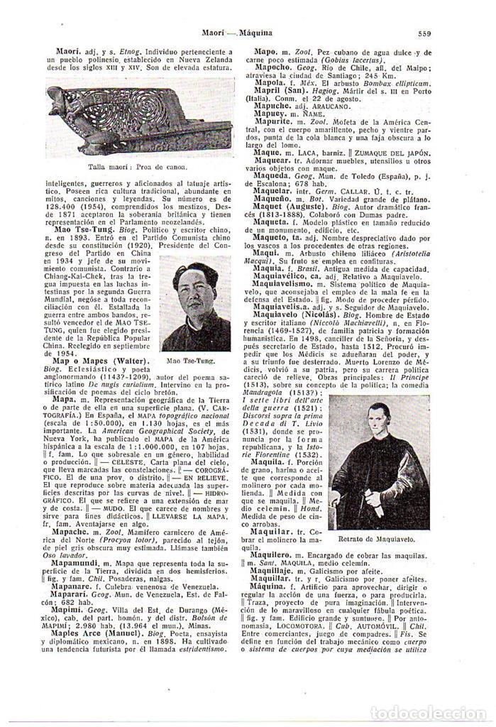 Otros art&iacute;culos de coleccionismo en papel: LAMINA 28638: Retrato de Maquiavelo y Mao Tse-Tung - VVAA