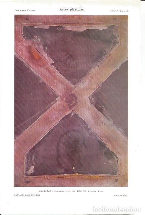 Otros art&iacute;culos de coleccionismo en papel: LAMINA V05171: Gran Equis, por Antonio Tapies - Varios