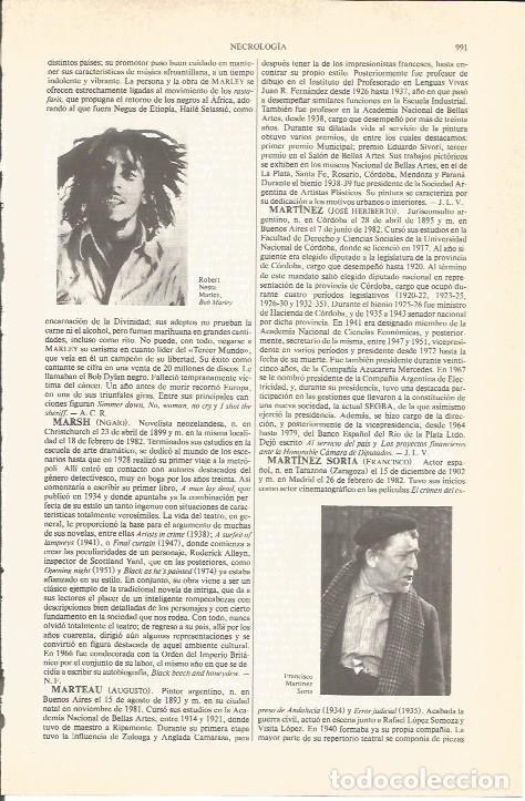 Otros art&iacute;culos de coleccionismo en papel: LAMINA V04916: Bob Marley y Francisco Martinez Soria - Varios