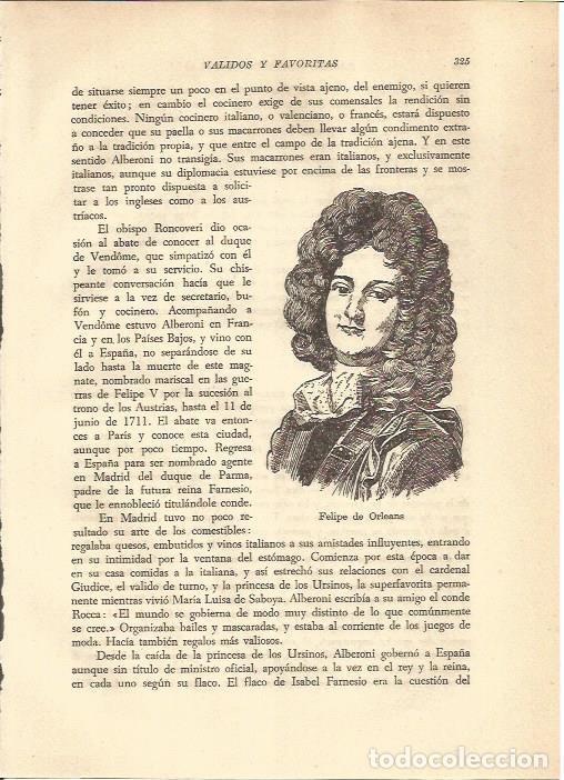 Altri oggetti di carta: LAMINA V05319: Felipe de Orleans - Rafael Ballester Escalas