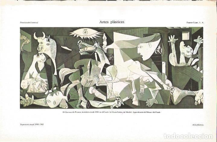 Otros art&iacute;culos de coleccionismo en papel: LAMINA V05399: El Guernica, por Picasso - Varios