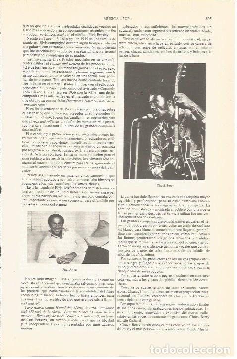 Otros art&iacute;culos de coleccionismo en papel: LAMINA V04882: Chuck Berry y Paul Anka - Varios