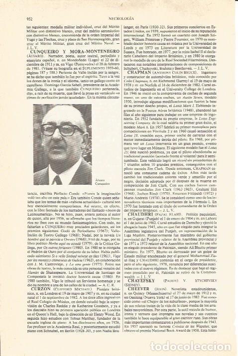 Otros art&iacute;culos de coleccionismo en papel: LAMINA V04905: Alvaro Cunqueiro - Varios