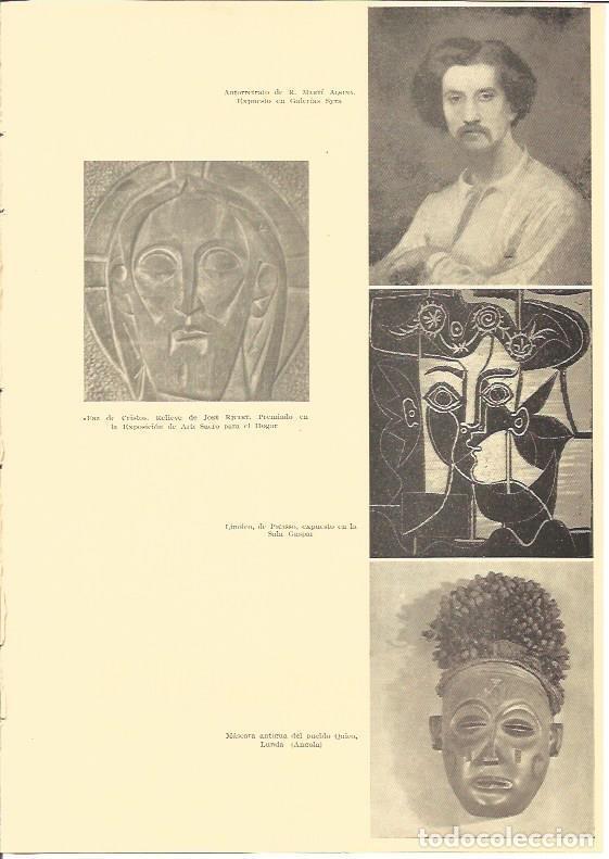 Otros art&iacute;culos de coleccionismo en papel: LAMINA V02998: Autorretrato por R. Marti Alsina y linoleo por Picasso - Varios