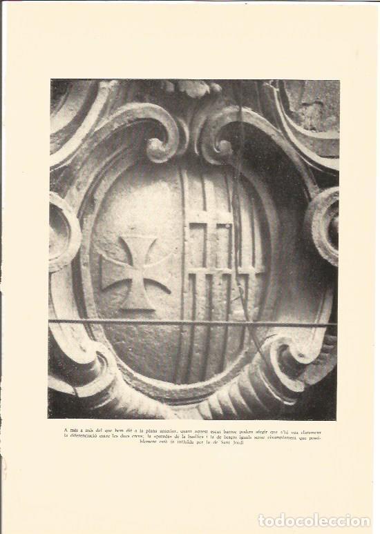 Otros art&iacute;culos de coleccionismo en papel: LAMINA V03023: Escudo barroco de la ciudad de Barcelona - Varios