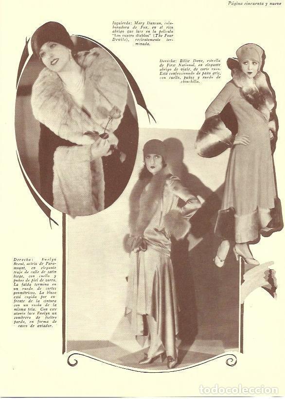 Altri oggetti di carta: LAMINA 29819: Mary Duncan, Billie Dove y Evelyn Brent - VVAA